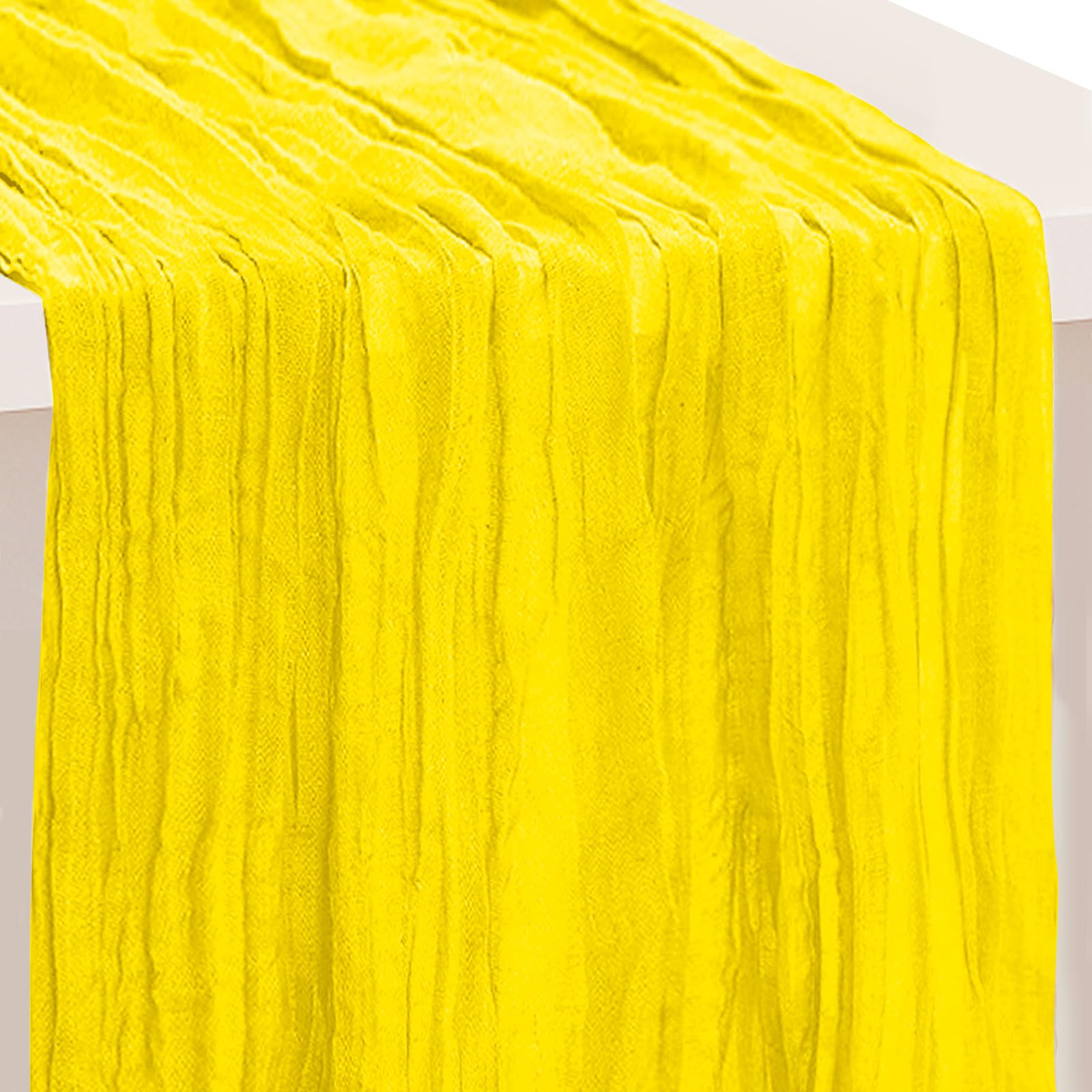 6 Pack Sage Green Cheesecloth Table Runner 35x120 Inch 10Ft Rustic Gauze Cheese Cloth Table Runner Sheer Cheesecloth Table Runners for Wedding Party Bridal Shower Decoration