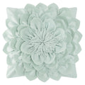 OiseauVoler Decorative 3D Flower Throw Pillow Covers Soft Velvet Handmade Pillowcases Cushion Covers for Couch Bed Living Room Home Decor 18x18 Inch Yellow