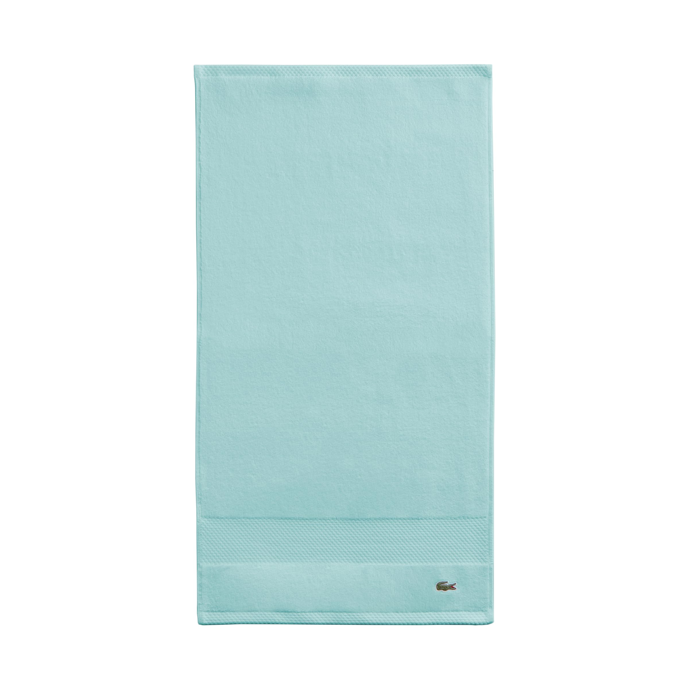 Lacoste Heritage 100% Supima Cotton Bath Towel, Aloe, 30" x 54" – Highly Absorbent & Quick Drying, Premium Super Soft Bath Towel, Bathroom Essential, Gift for All Occasions, Machine Washable