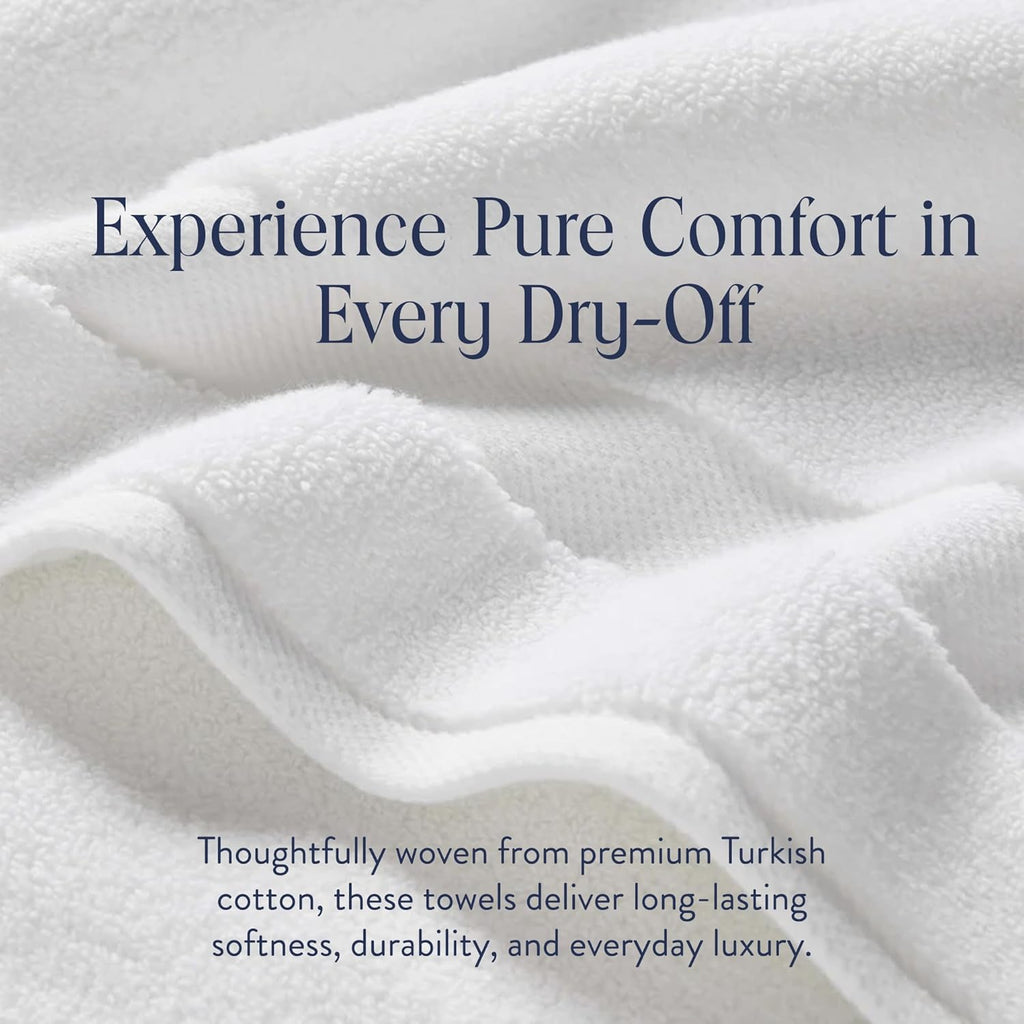 Brooklinen Super-Plush 100% Turkish Cotton Bath Towels - Set of 2-770 GSM, Highly Absorbent, Machine Washable, Perfect Bath Towel Set for Home & Bathroom (30" x 58", Solid White)