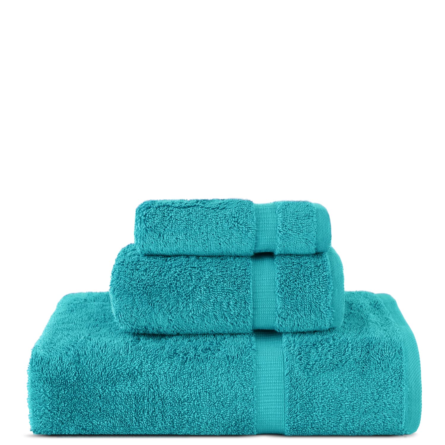 Chakir Turkish Linens 4 Piece Extra Large Bath Towels, 100% Cotton Luxury Turkish Towels for Bathroom, Soft Absorbent Bath Towels, 30 x 60 Inches, Wedgewood