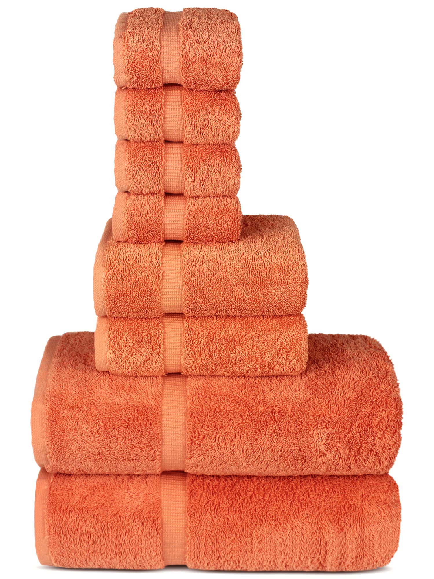 Chakir Turkish Linens 4 Piece Extra Large Bath Towels, 100% Cotton Luxury Turkish Towels for Bathroom, Soft Absorbent Bath Towels, 30 x 60 Inches, Wedgewood