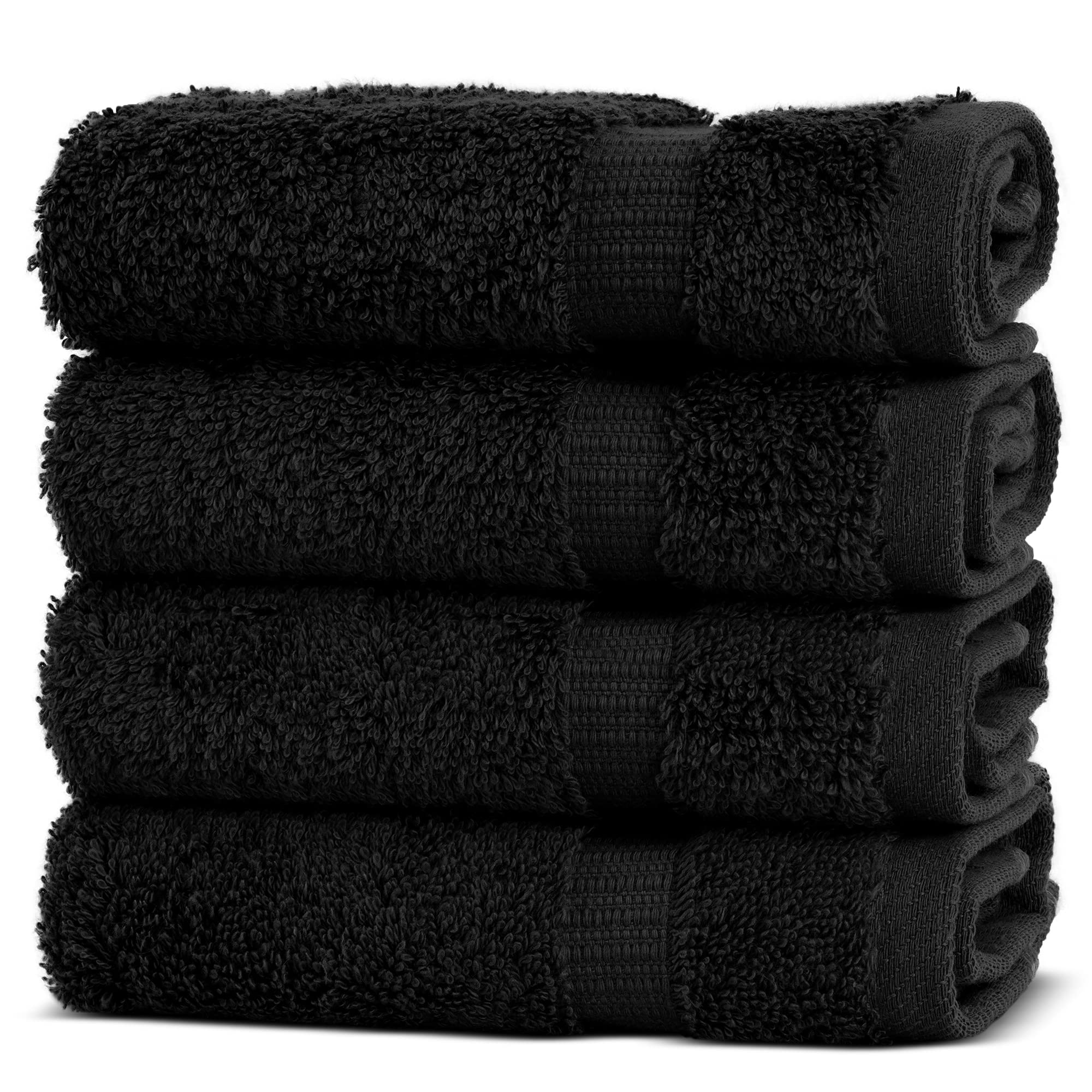 Chakir Turkish Linens 4 Piece Extra Large Bath Towels, 100% Cotton Luxury Turkish Towels for Bathroom, Soft Absorbent Bath Towels, 30 x 60 Inches, Wedgewood