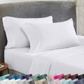 California Design Den Standard Queen Size Pillowcase Set - 400 Thread Count, 100% Cotton Sateen, Set of 2 Pillow Covers, Soft and Breathable - Bright White