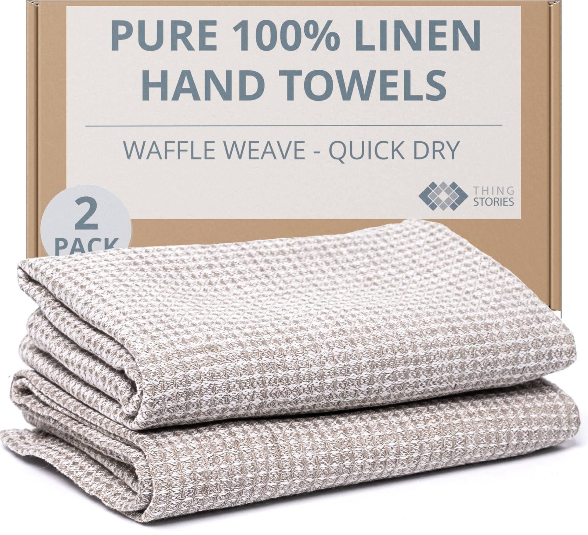 100% Linen Bath Sheet 35x70-inch - Waffle Weave Linen Bath Towel Oversized - Lightweight Absorbent Thin Waffle Bath Sheets Towels for Adults - Quick-Drying XL Travel Towel Extra Large