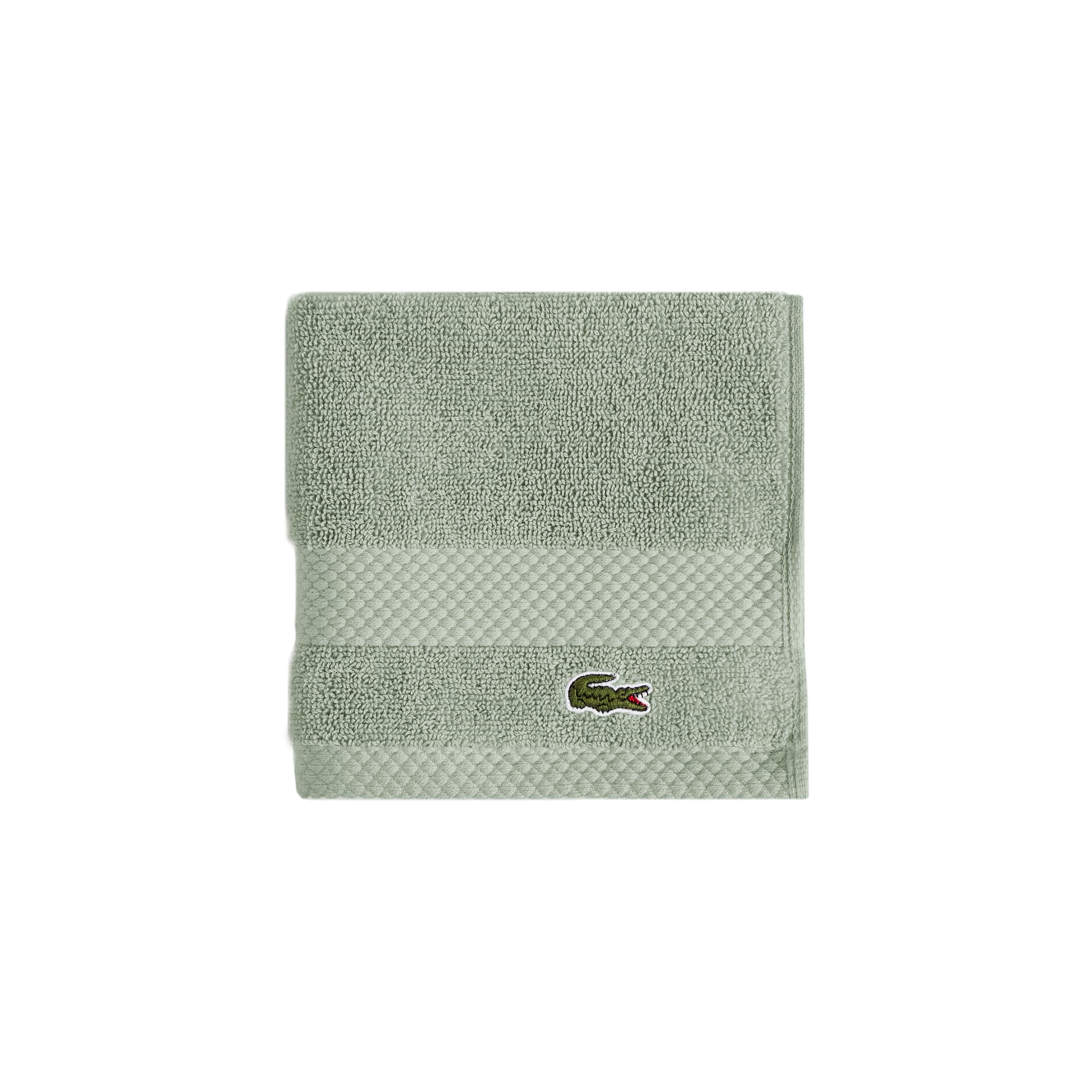 Lacoste Heritage 100% Supima Cotton Bath Towel, Aloe, 30" x 54" – Highly Absorbent & Quick Drying, Premium Super Soft Bath Towel, Bathroom Essential, Gift for All Occasions, Machine Washable