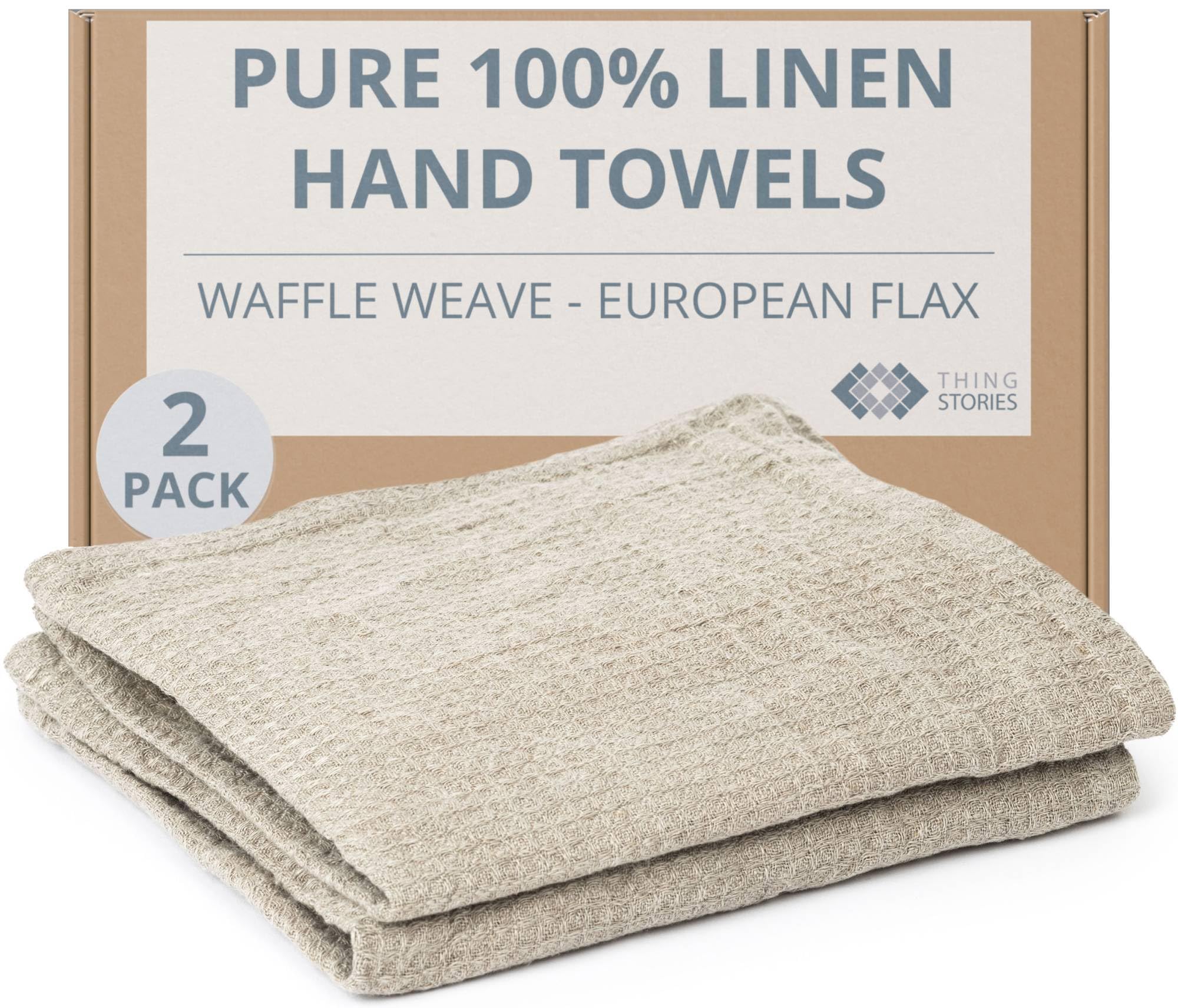 100% Linen Bath Sheet 35x70-inch - Waffle Weave Linen Bath Towel Oversized - Lightweight Absorbent Thin Waffle Bath Sheets Towels for Adults - Quick-Drying XL Travel Towel Extra Large