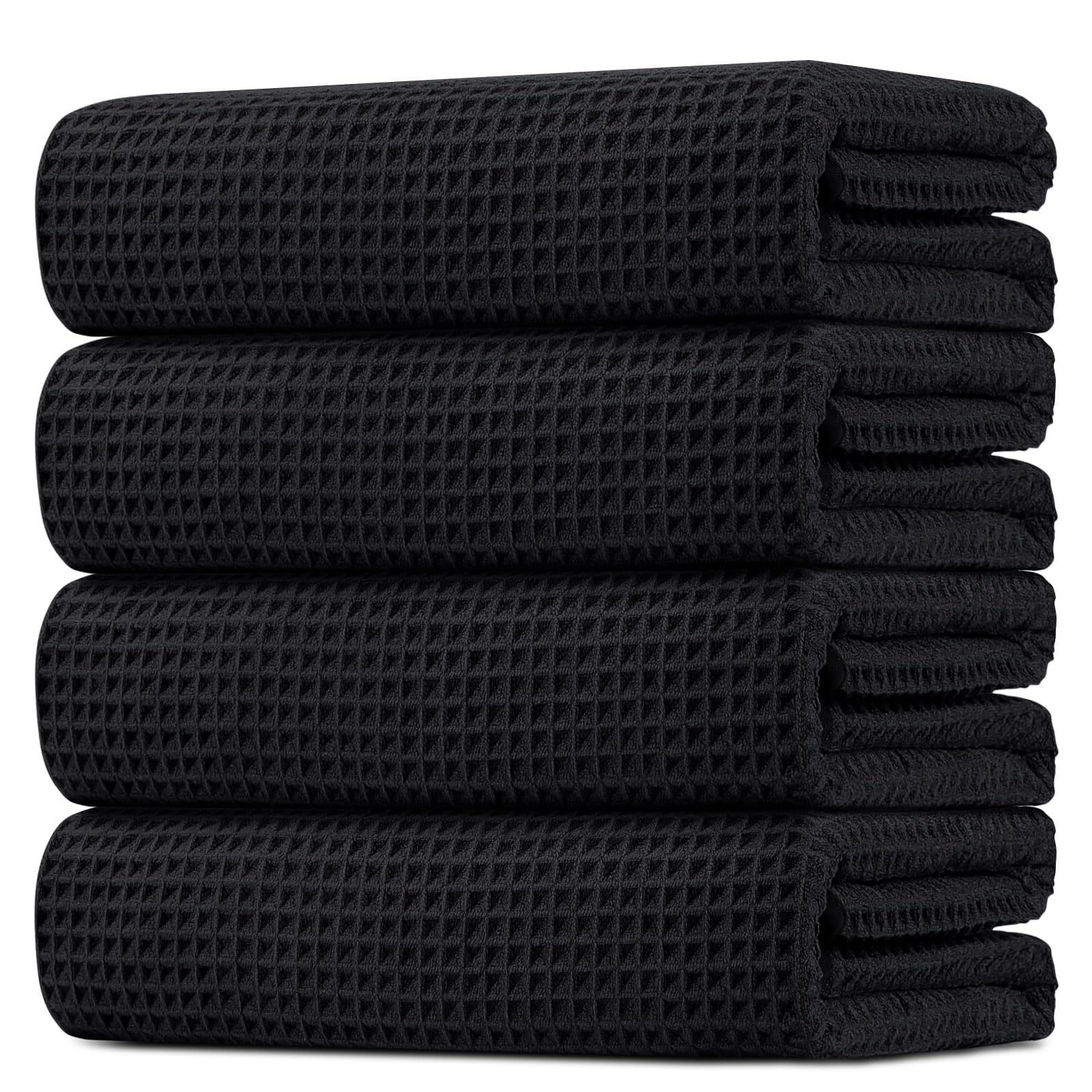 HOMEXCEL Grey Bath Towels 2 Pack, Microfiber Bathroom Towel, Super Soft Highly Absorbent Bath Towel Set, Quick Drying Towels for Sport, Yoga, SPA, Fitness