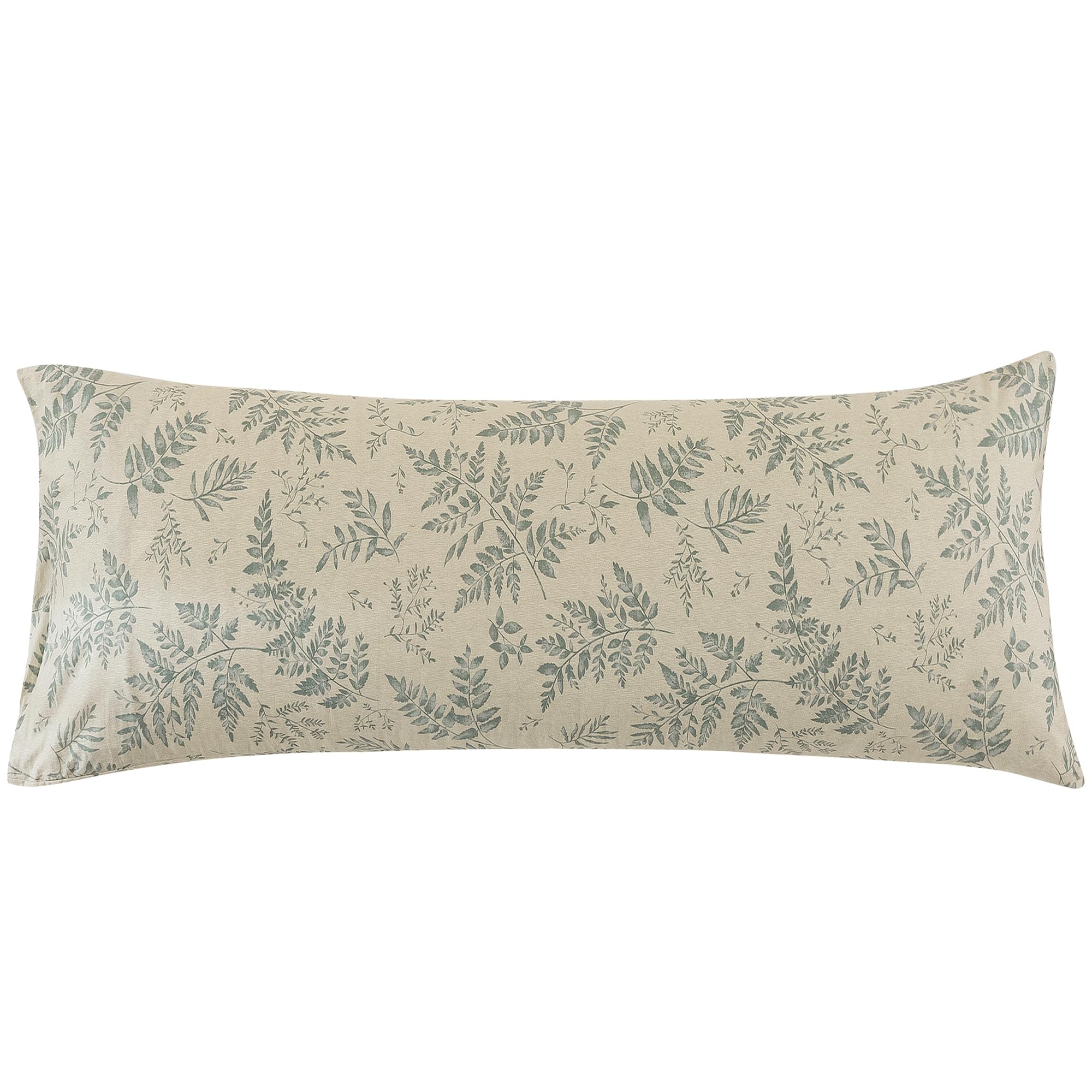 ECOCOTT 100% Cotton Pillowcases Standard Size, Floral Print Pattern Pillow Cover 4 Pack, Super Soft Envelope Closure Standard Pillow Case Set (Standard, 20"x26")