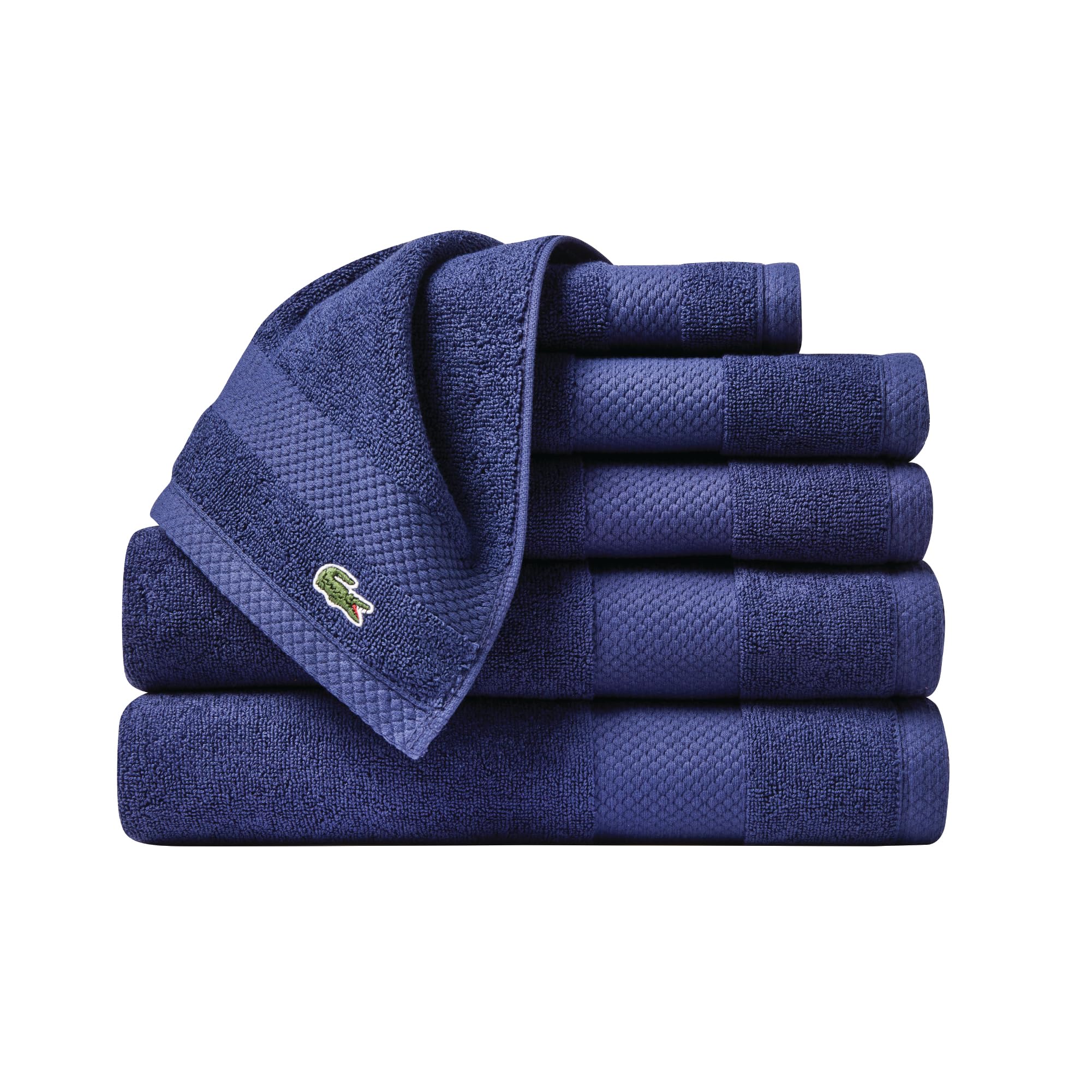 Lacoste Heritage 100% Supima Cotton Bath Towel, Aloe, 30" x 54" – Highly Absorbent & Quick Drying, Premium Super Soft Bath Towel, Bathroom Essential, Gift for All Occasions, Machine Washable