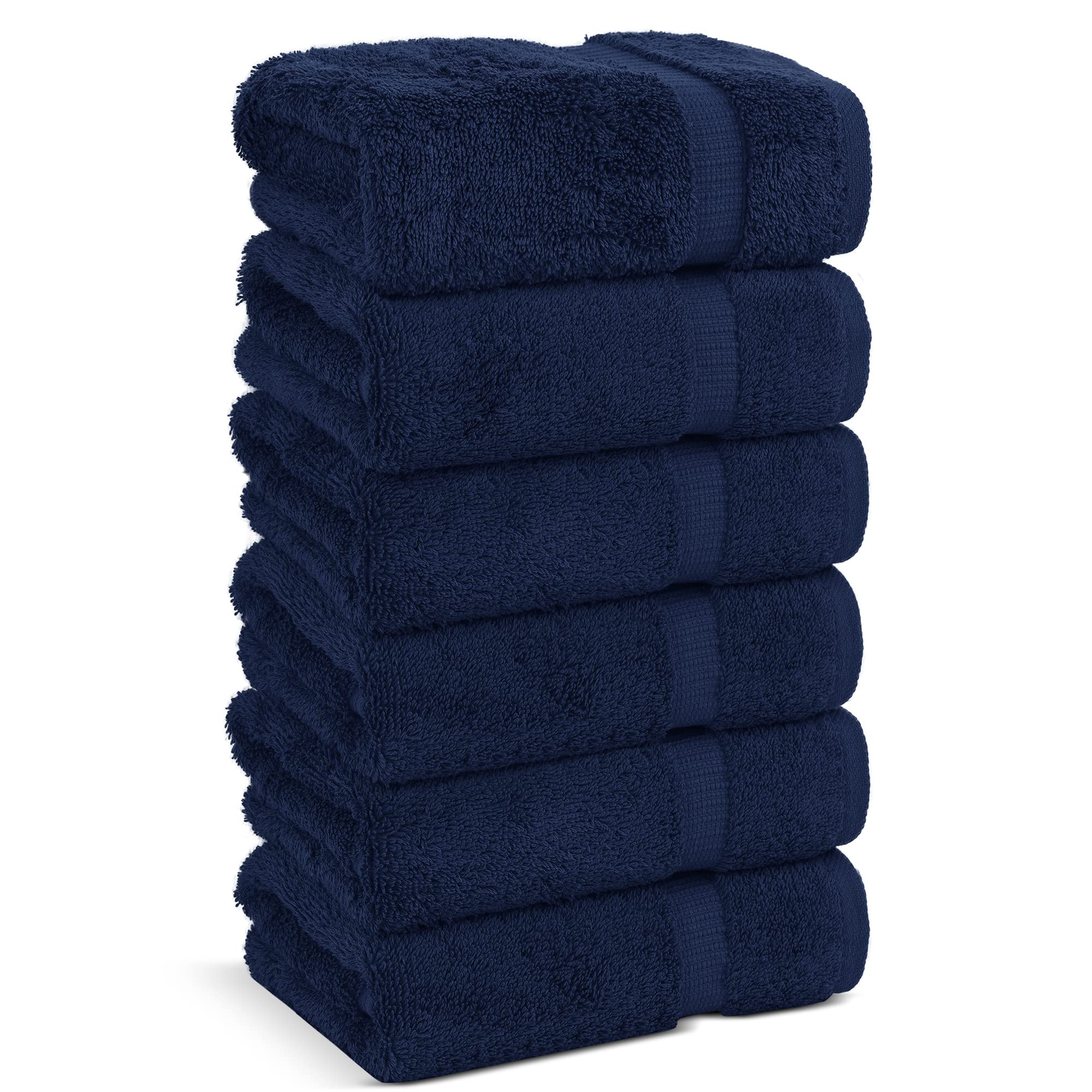 Chakir Turkish Linens 4 Piece Extra Large Bath Towels, 100% Cotton Luxury Turkish Towels for Bathroom, Soft Absorbent Bath Towels, 30 x 60 Inches, Wedgewood