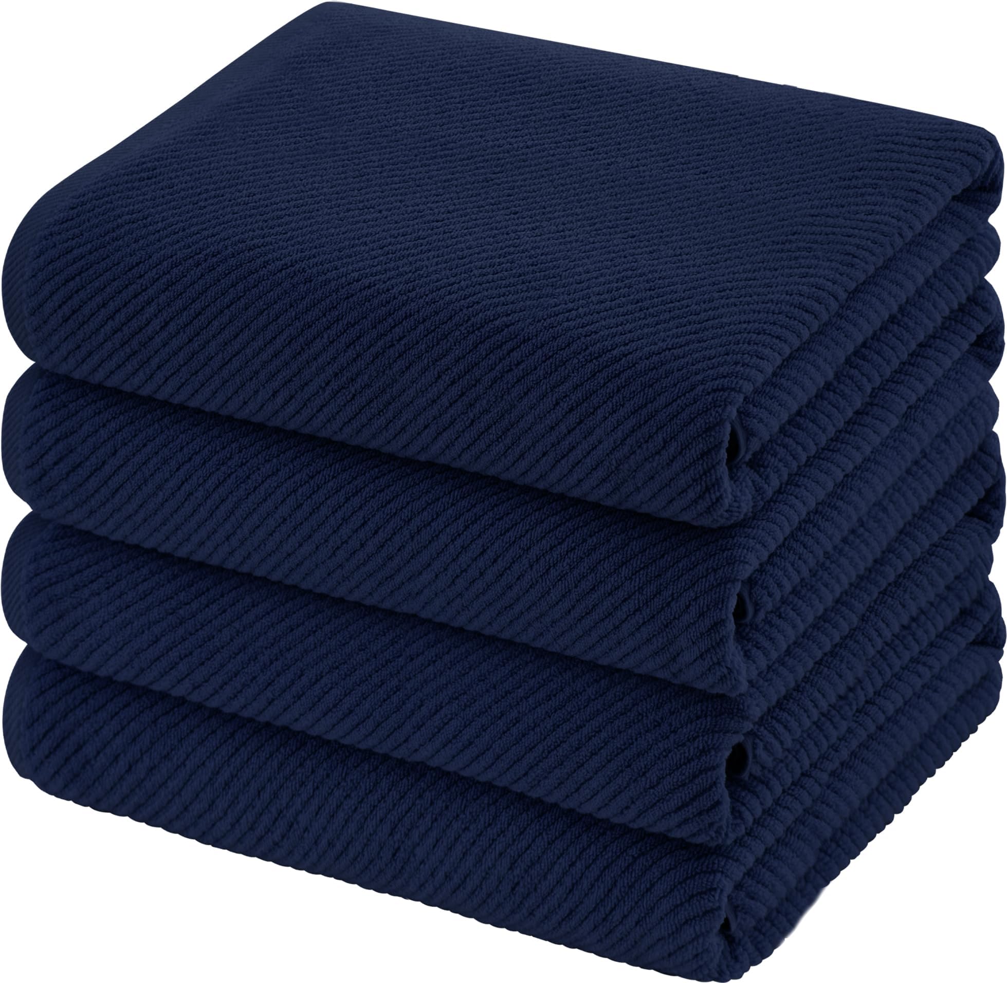 VOOVA & MOVAS Bath Towel Sets - 100% Cotton | Quick Dry | Light Weight | Thick | Soft, Beige Towels Set of 6, 2 Large Bath 30" x 56", 2 Hand 18" x 28", 2 Washcloths 13" x 13", Tan Towel Gift Set