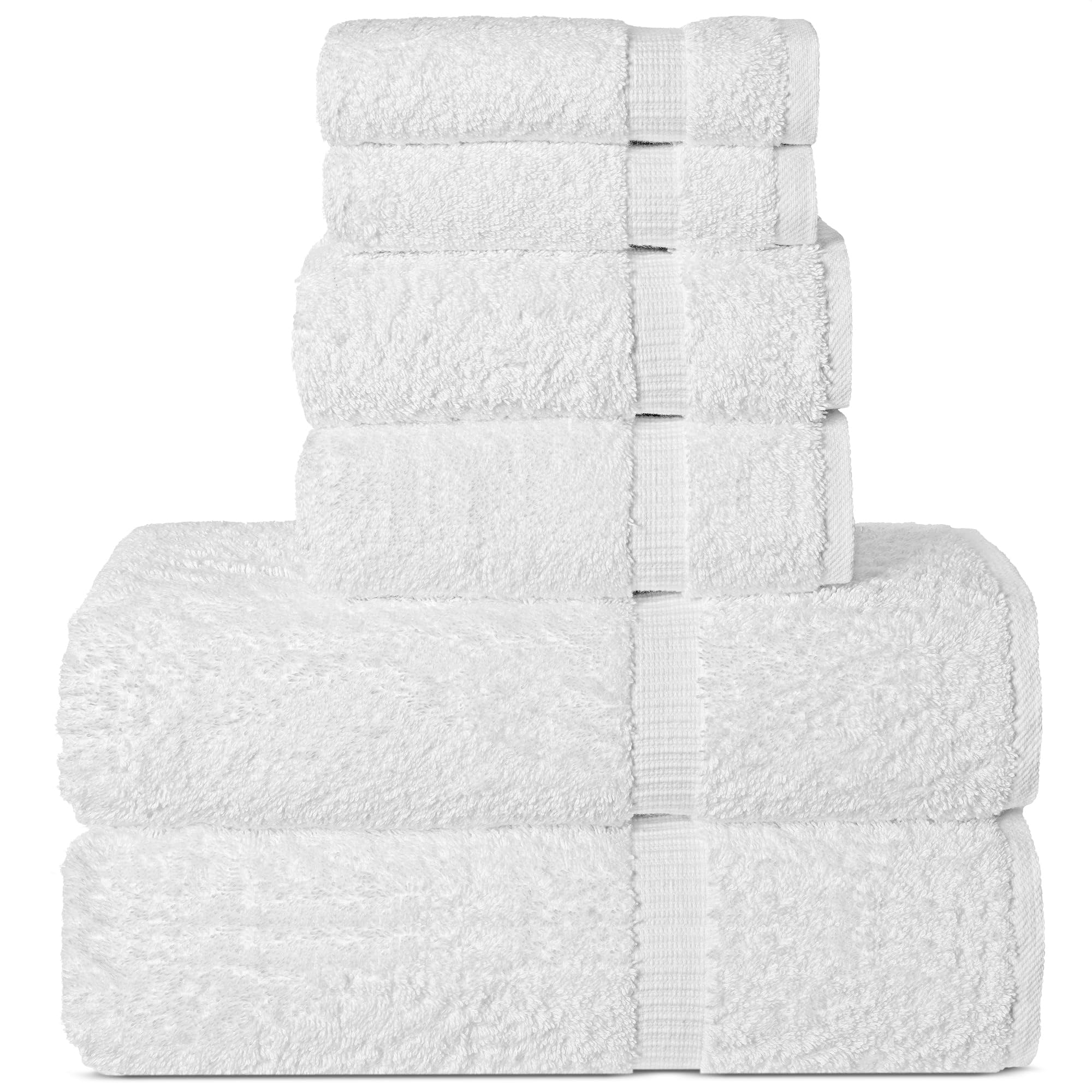 Chakir Turkish Linens 4 Piece Extra Large Bath Towels, 100% Cotton Luxury Turkish Towels for Bathroom, Soft Absorbent Bath Towels, 30 x 60 Inches, Wedgewood