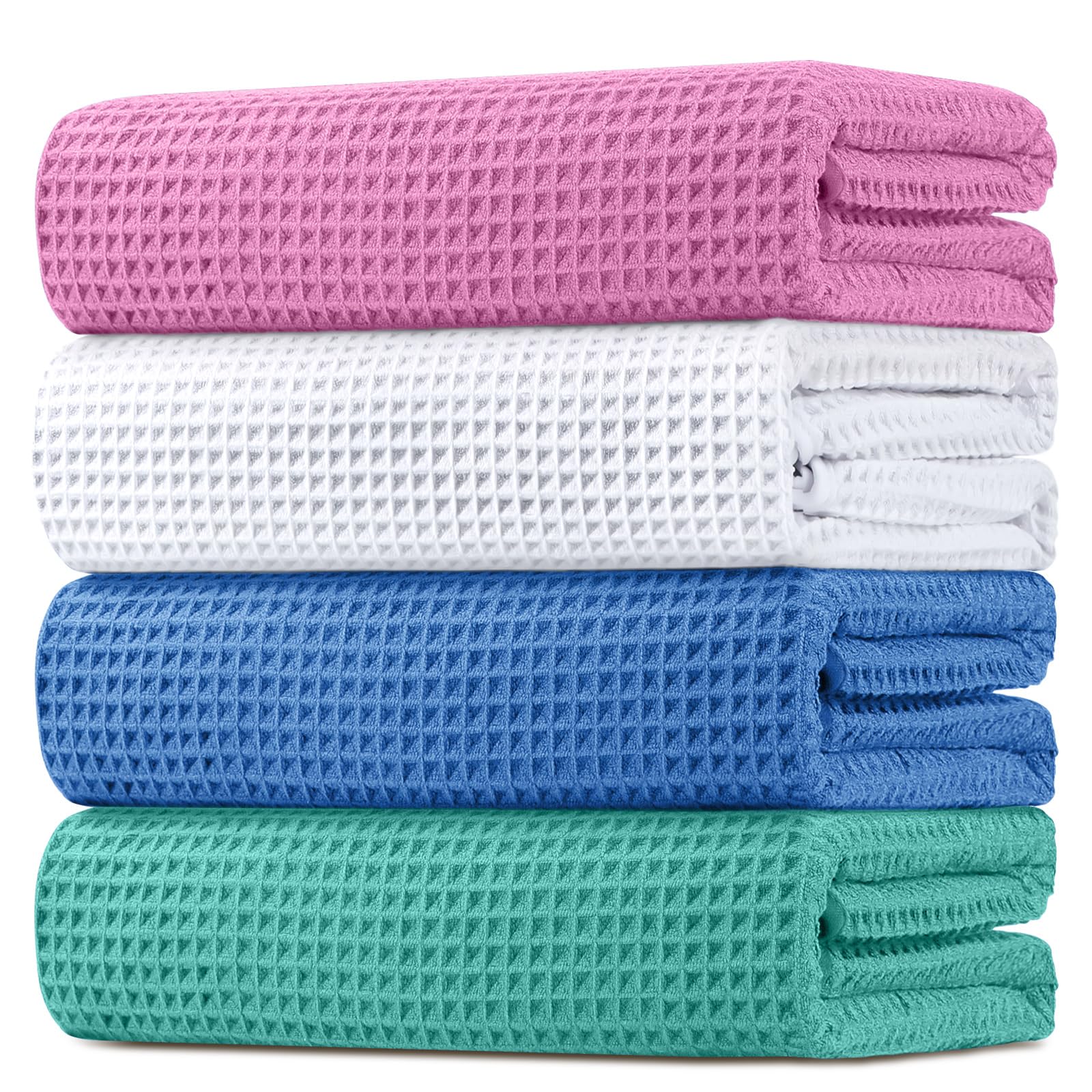 HOMEXCEL Grey Bath Towels 2 Pack, Microfiber Bathroom Towel, Super Soft Highly Absorbent Bath Towel Set, Quick Drying Towels for Sport, Yoga, SPA, Fitness