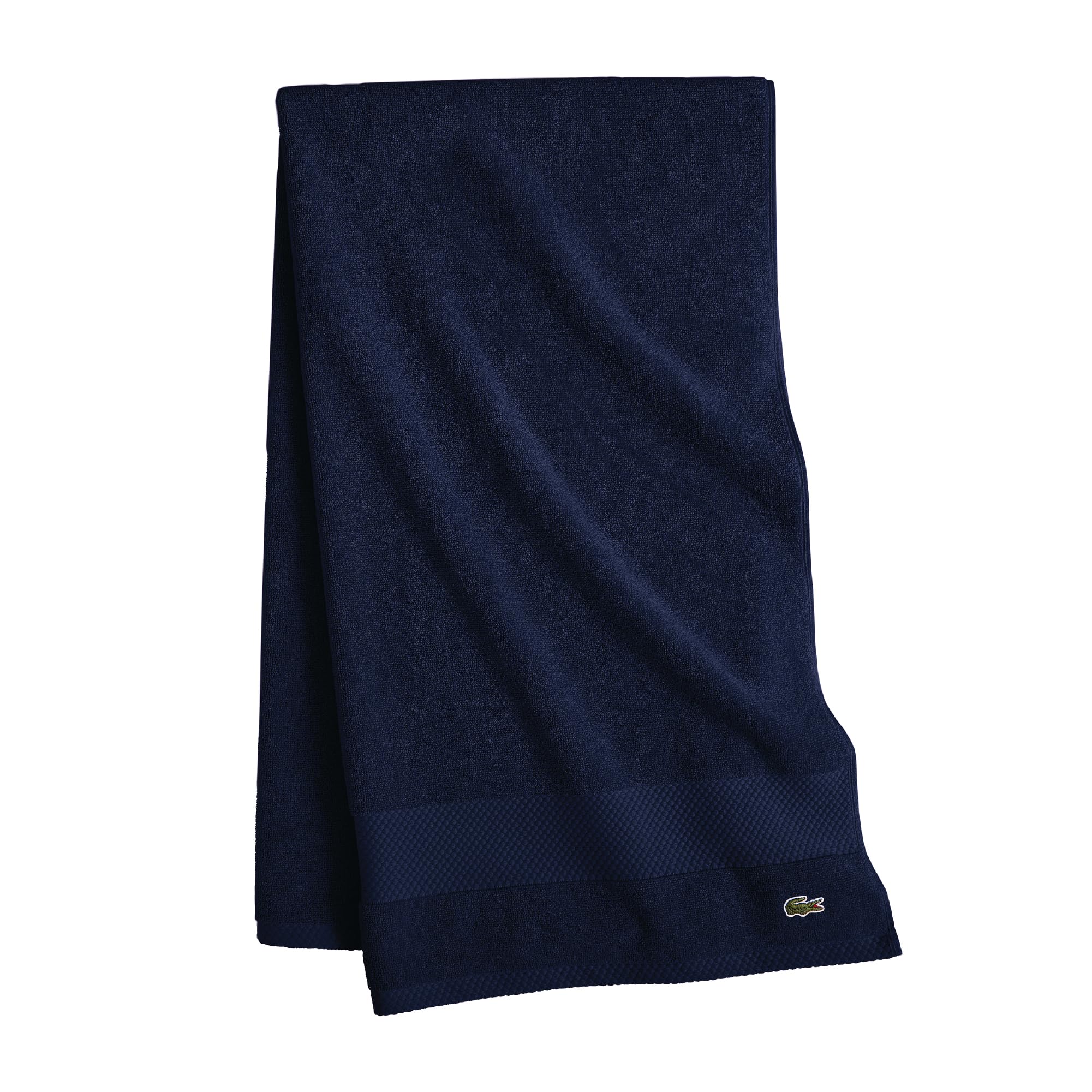 Lacoste Heritage 100% Supima Cotton Bath Towel, Aloe, 30" x 54" – Highly Absorbent & Quick Drying, Premium Super Soft Bath Towel, Bathroom Essential, Gift for All Occasions, Machine Washable