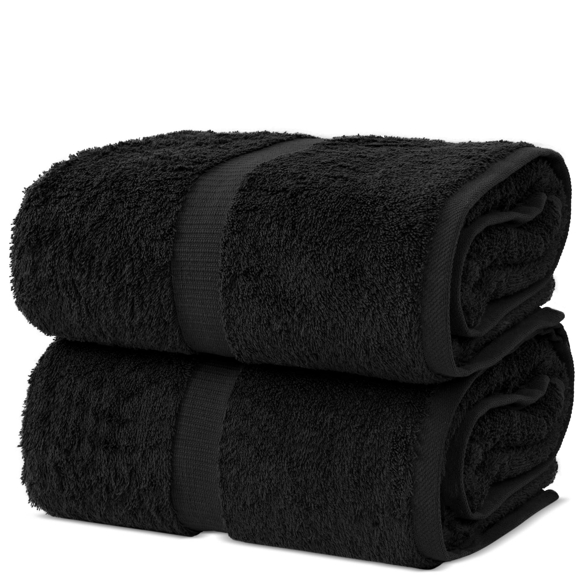 Chakir Turkish Linens 4 Piece Extra Large Bath Towels, 100% Cotton Luxury Turkish Towels for Bathroom, Soft Absorbent Bath Towels, 30 x 60 Inches, Wedgewood