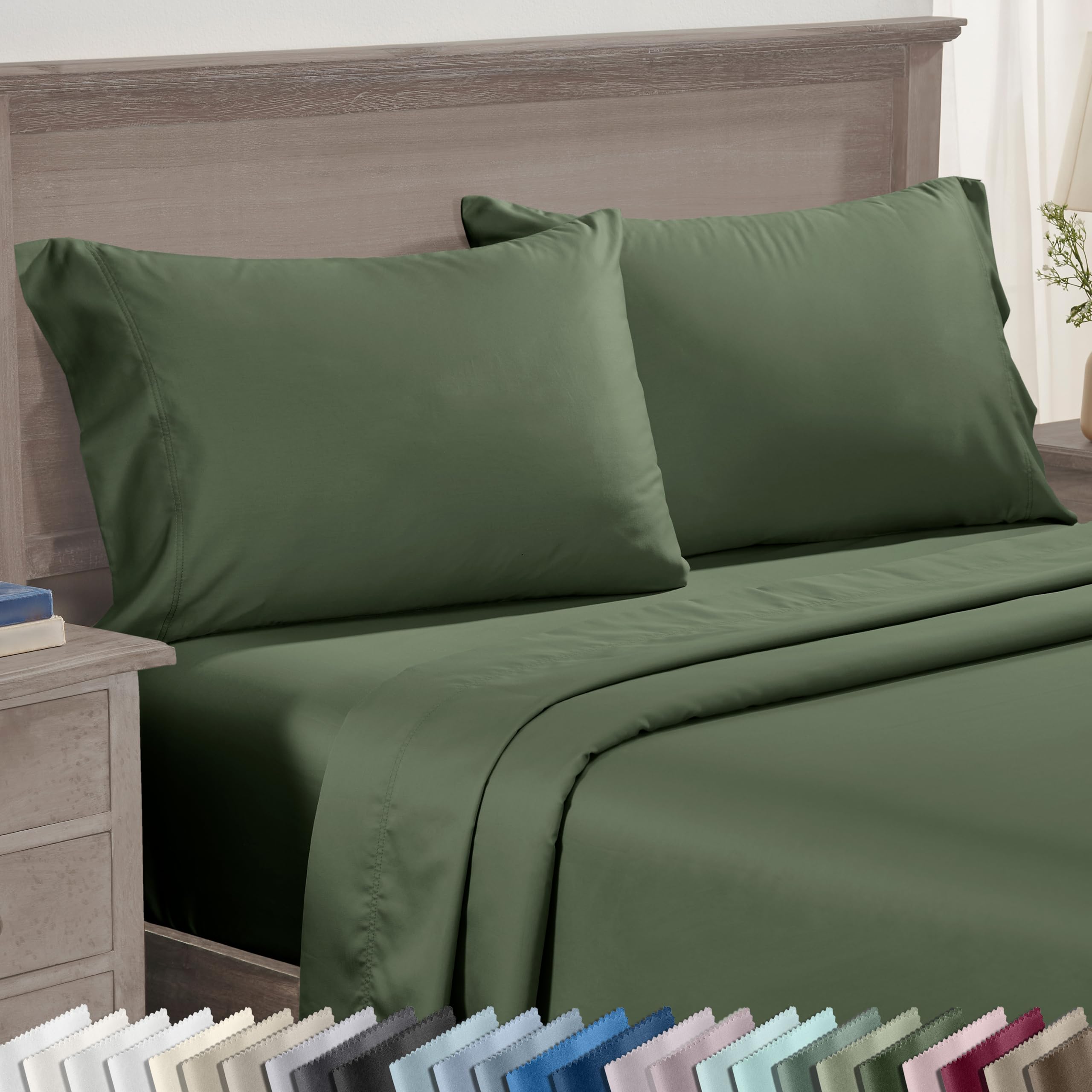 Set of 2 King Size White 600 Thread Count 100% Cotton Pillowcases