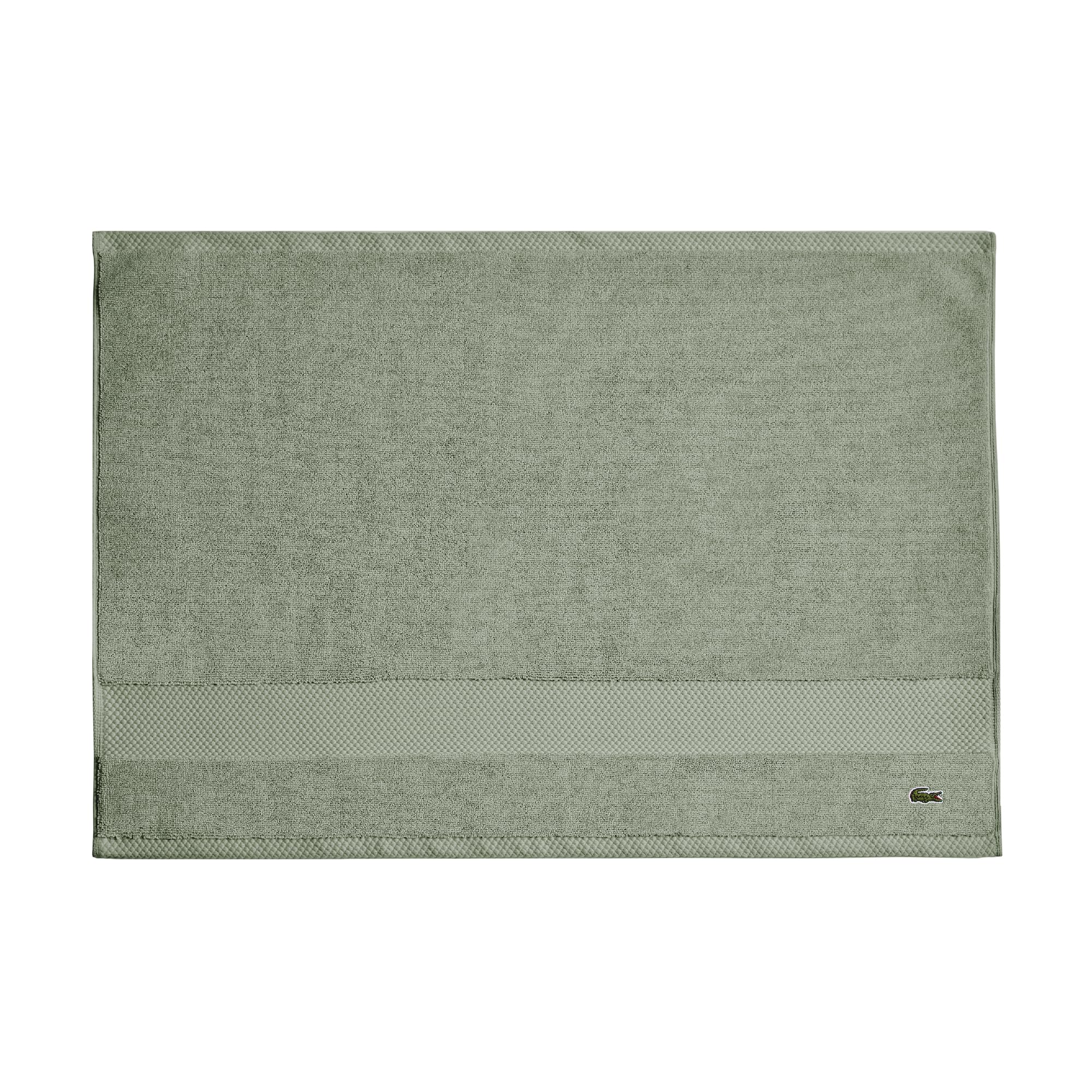 Lacoste Heritage 100% Supima Cotton Bath Towel, Aloe, 30" x 54" – Highly Absorbent & Quick Drying, Premium Super Soft Bath Towel, Bathroom Essential, Gift for All Occasions, Machine Washable