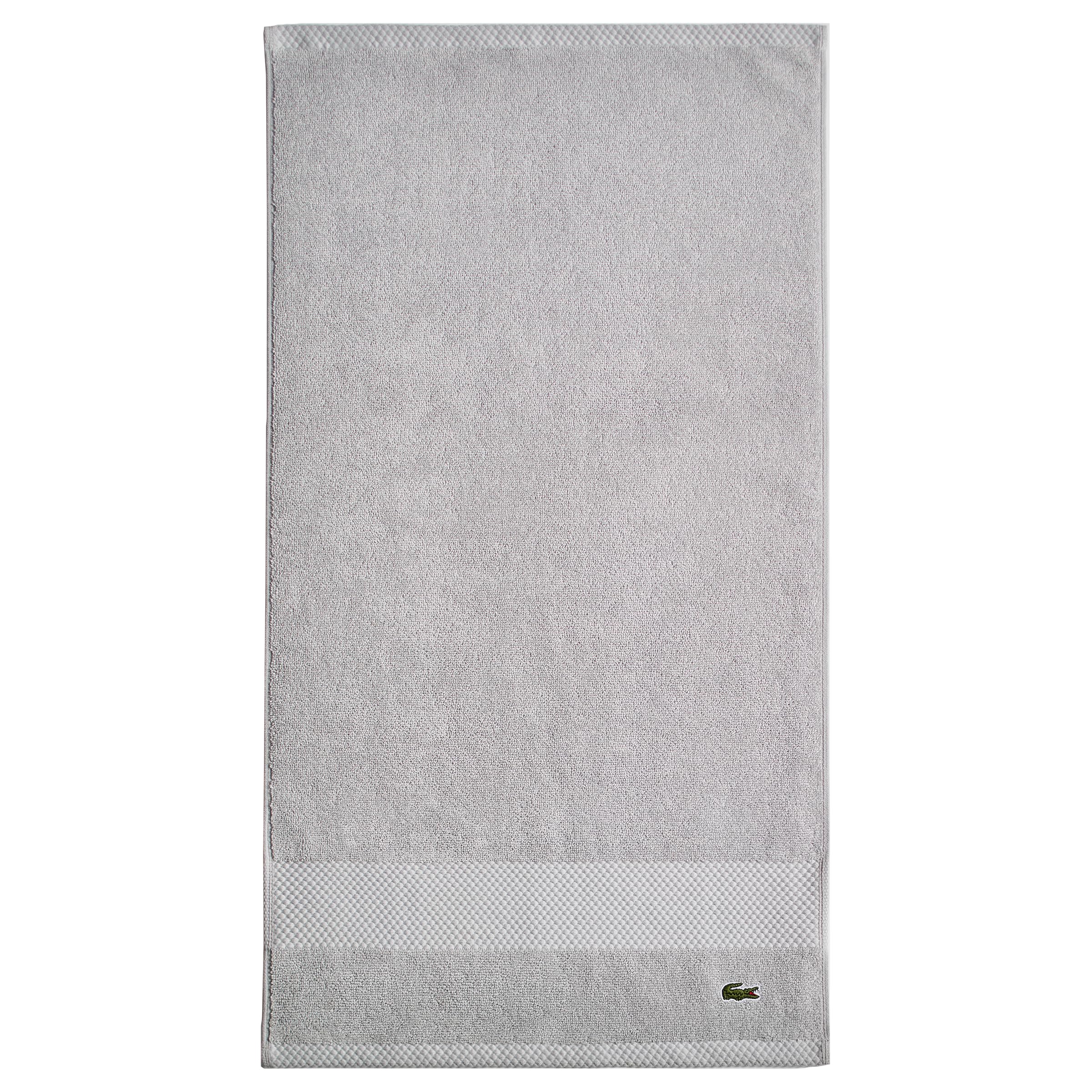 Lacoste Heritage 100% Supima Cotton Bath Towel, Aloe, 30" x 54" – Highly Absorbent & Quick Drying, Premium Super Soft Bath Towel, Bathroom Essential, Gift for All Occasions, Machine Washable