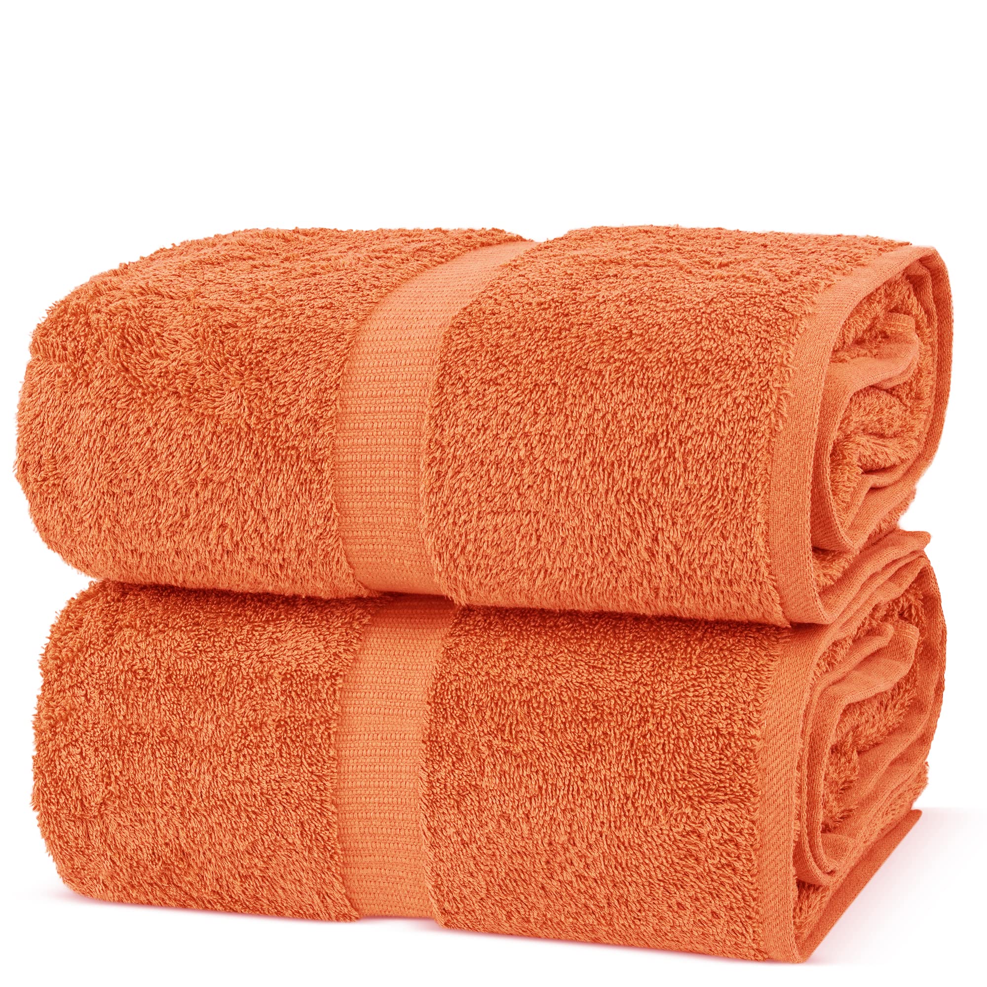 Chakir Turkish Linens 4 Piece Extra Large Bath Towels, 100% Cotton Luxury Turkish Towels for Bathroom, Soft Absorbent Bath Towels, 30 x 60 Inches, Wedgewood