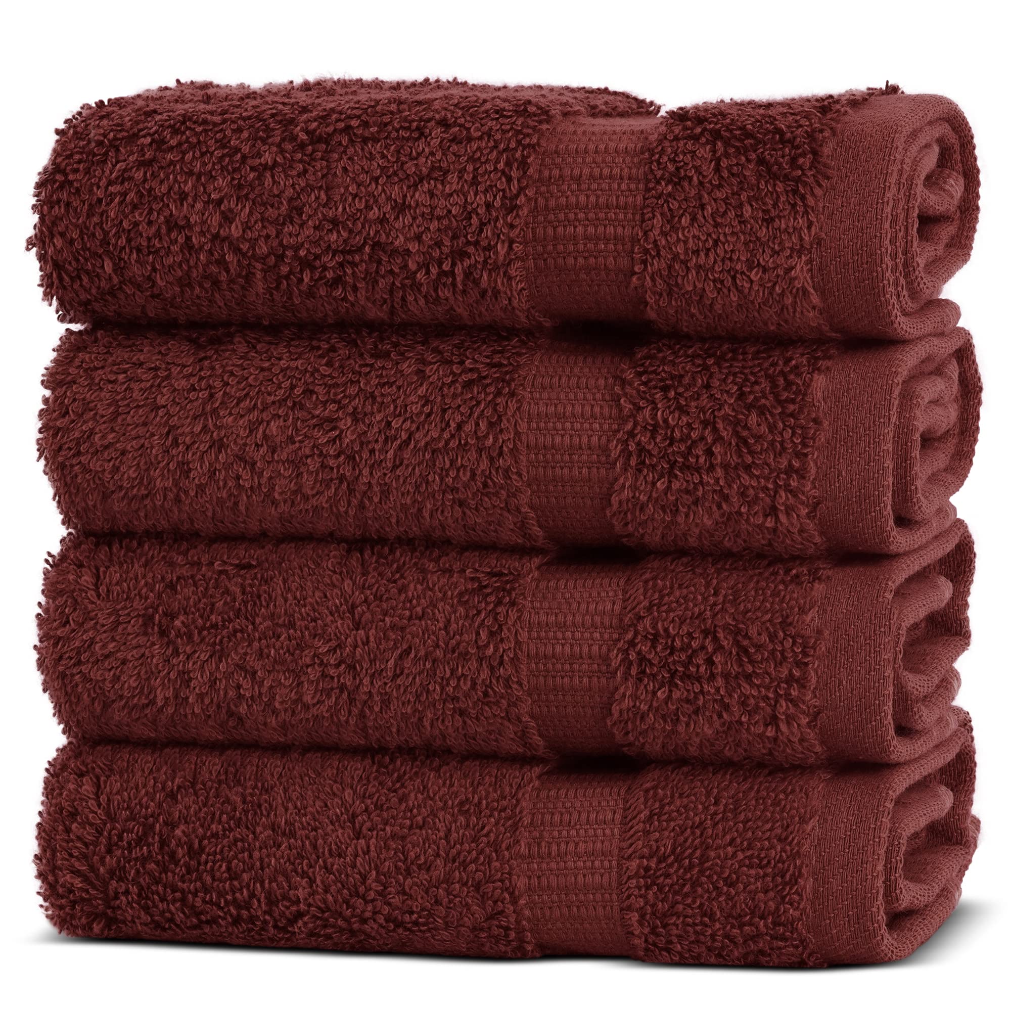 Chakir Turkish Linens 4 Piece Extra Large Bath Towels, 100% Cotton Luxury Turkish Towels for Bathroom, Soft Absorbent Bath Towels, 30 x 60 Inches, Wedgewood