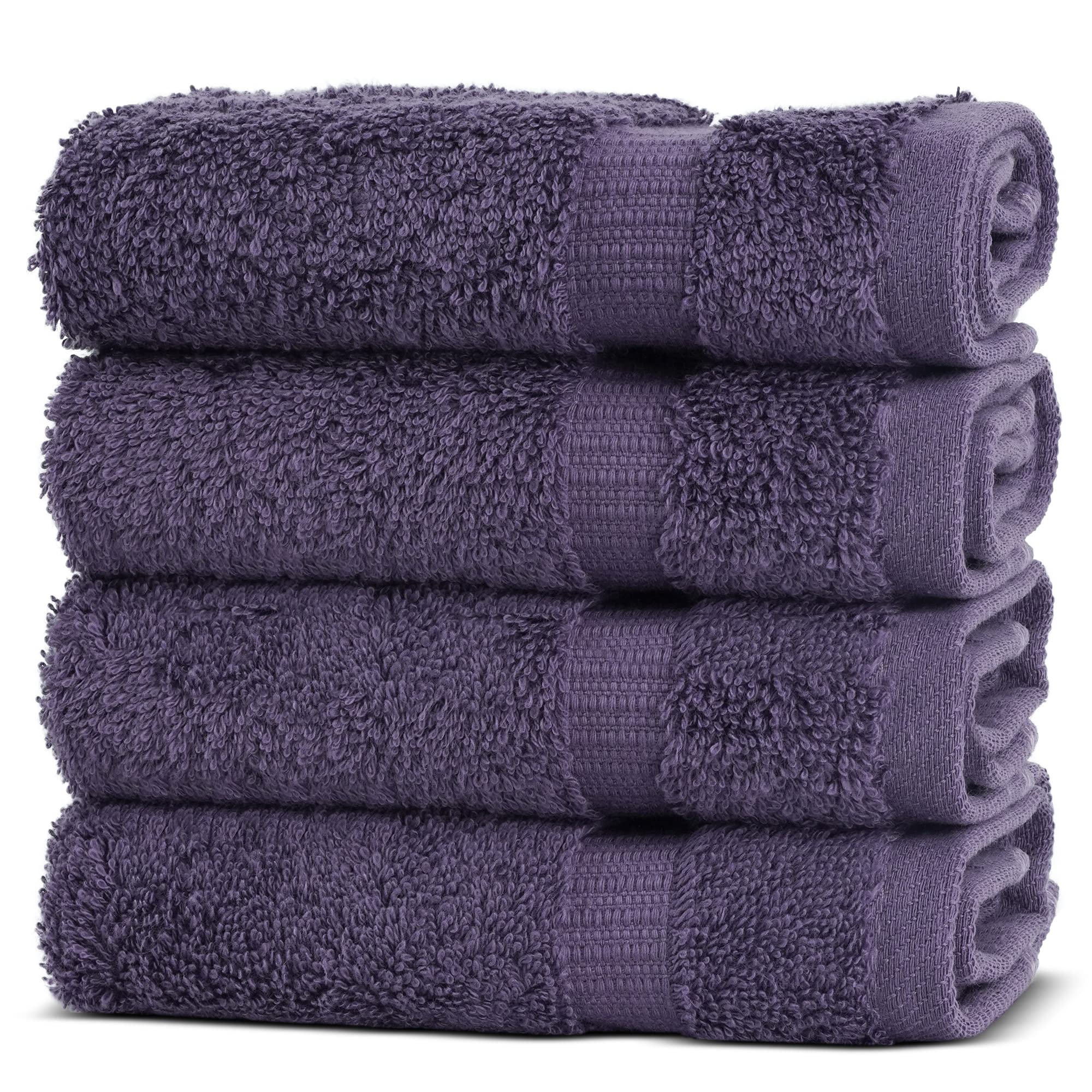 Chakir Turkish Linens 4 Piece Extra Large Bath Towels, 100% Cotton Luxury Turkish Towels for Bathroom, Soft Absorbent Bath Towels, 30 x 60 Inches, Wedgewood