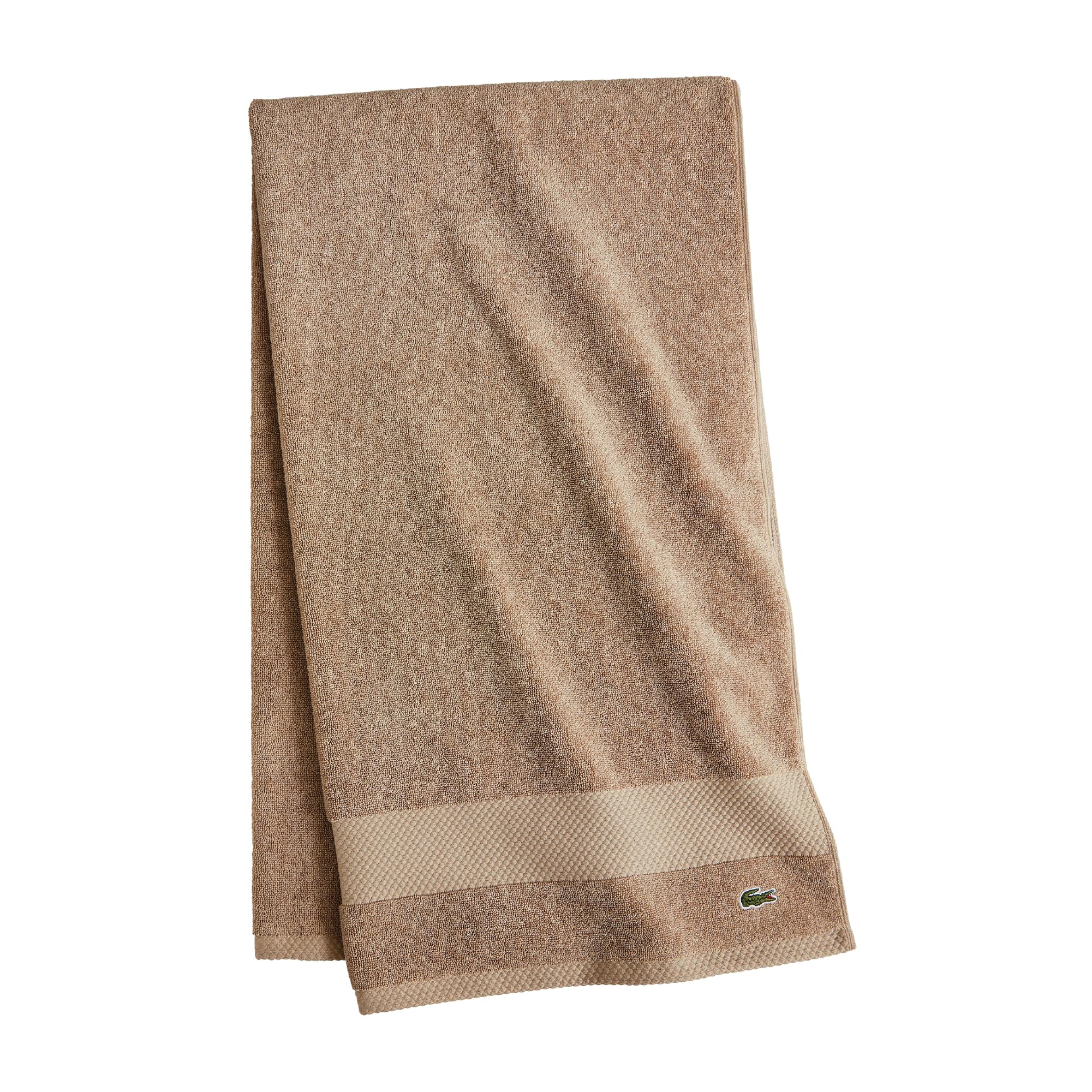 Lacoste Heritage 100% Supima Cotton Bath Towel, Aloe, 30" x 54" – Highly Absorbent & Quick Drying, Premium Super Soft Bath Towel, Bathroom Essential, Gift for All Occasions, Machine Washable
