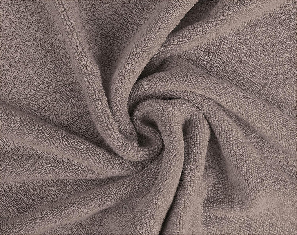 Towel and Linen Mart 4 Pieces Bath Towel Sets - Silver - 2 ply Low Twist Soft Feel Luxurious,Quick Dry, Extra Absorbent, 100% Ring Spun Cotton 600 GSM (27 x 54, Pack of 4)
