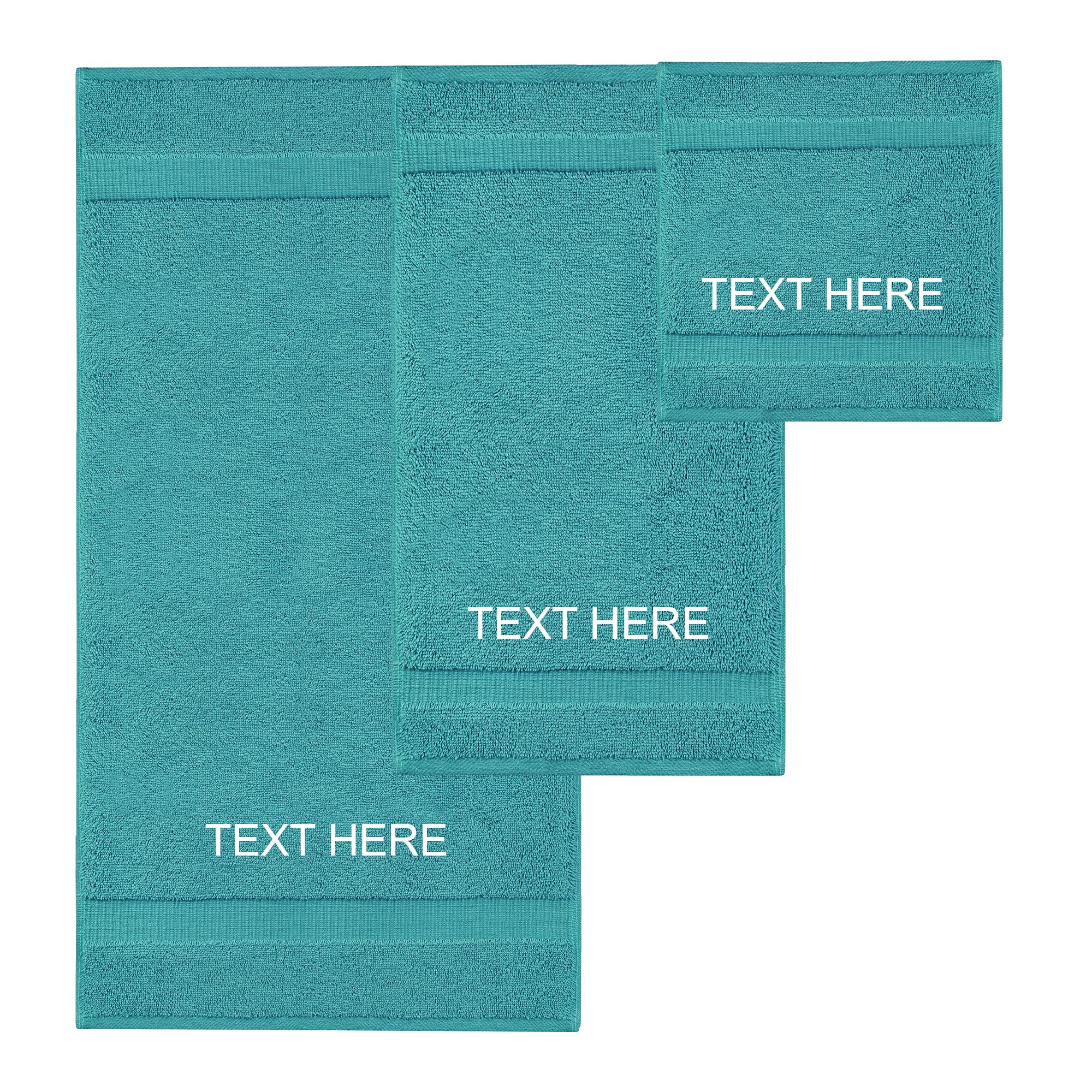 Chakir Turkish Linens 4 Piece Extra Large Bath Towels, 100% Cotton Luxury Turkish Towels for Bathroom, Soft Absorbent Bath Towels, 30 x 60 Inches, Wedgewood