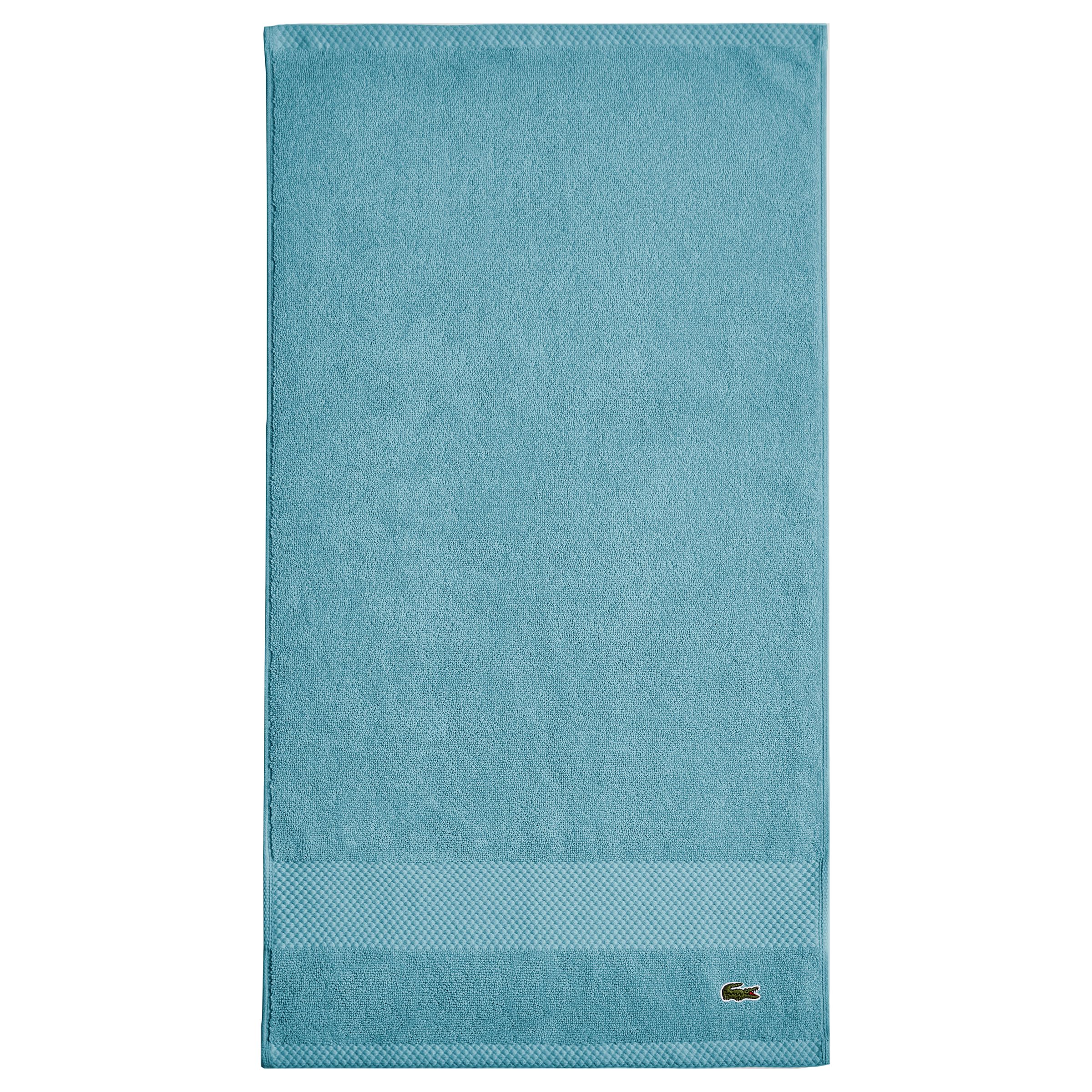 Lacoste Heritage 100% Supima Cotton Bath Towel, Aloe, 30" x 54" – Highly Absorbent & Quick Drying, Premium Super Soft Bath Towel, Bathroom Essential, Gift for All Occasions, Machine Washable