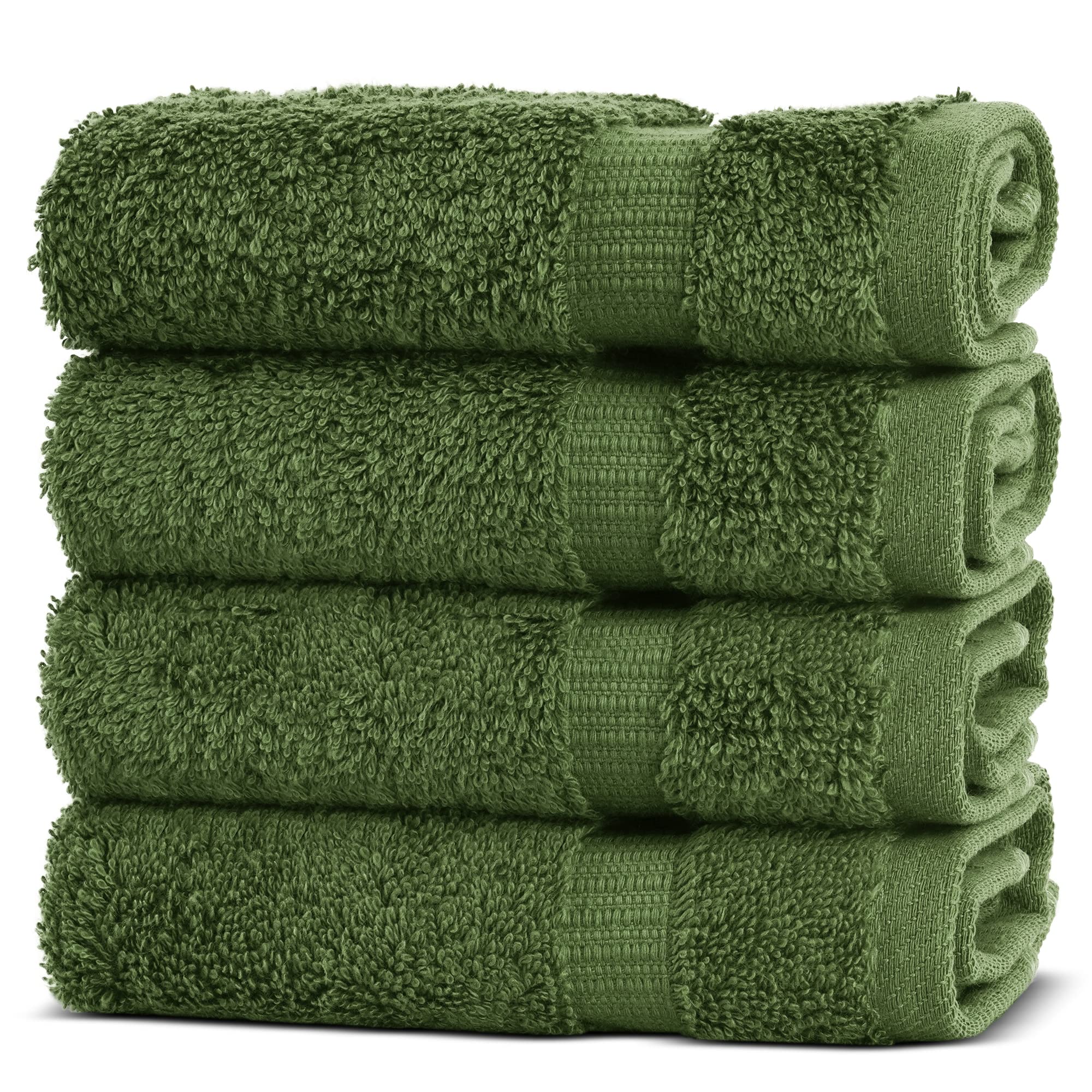 Chakir Turkish Linens 4 Piece Extra Large Bath Towels, 100% Cotton Luxury Turkish Towels for Bathroom, Soft Absorbent Bath Towels, 30 x 60 Inches, Wedgewood