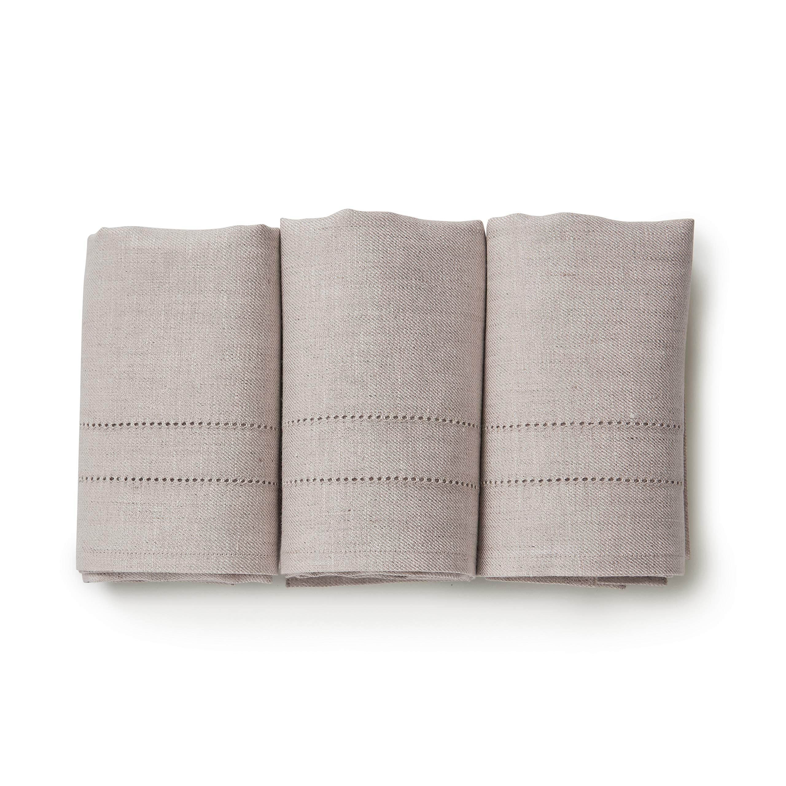 Solino Home Linen Bath Towel 30 x 54 Inch - 100% Pure Linen Natural Bath Towel - Quick Dry & Machine Washable and Handcrafted from European Flax
